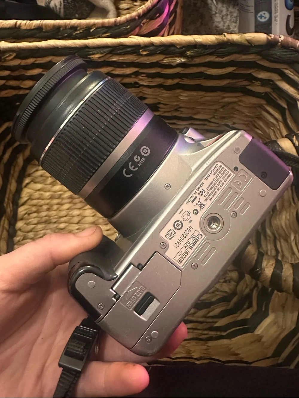 Canon EOS Digital Rebel XT 350D DSLR + 18-55mm IS Lens + Bag
